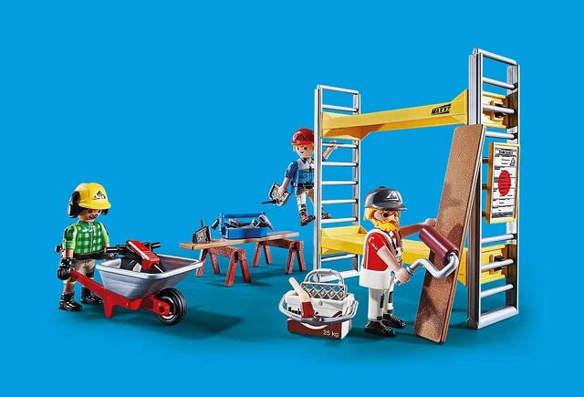 PLAYMOBIL CITY ACTION Ouvriers Du B timent Au Travail Avec lectricien playmobil-city-action-ouvriers-du-b-timent-au-travail-avec-lectricien