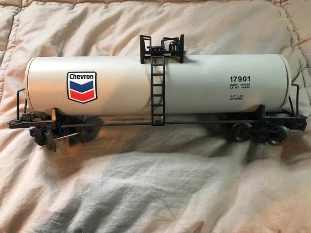 Lionel Chevron Tanker Car Train  O Scale
