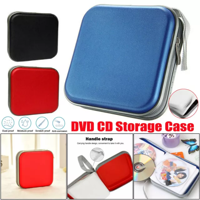 40 DVD Wallet Aufbewahrungstasche Tragetasche CD Disc Protector Bag Organizer