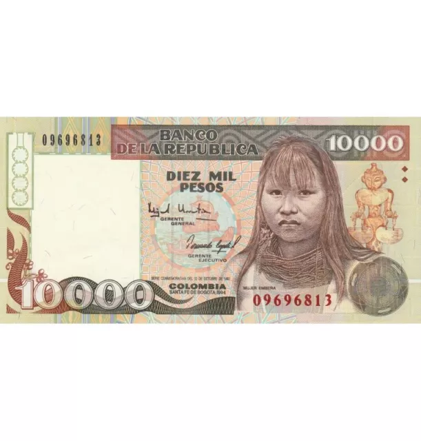 Colombia 10,000 Pesos, 1994, P-437A.2, UNC, Commemorative