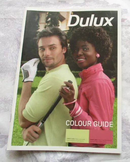 Guía de colores Dulux 2007 de colección ~ folleto de tabla de pintura ~ 53 páginas