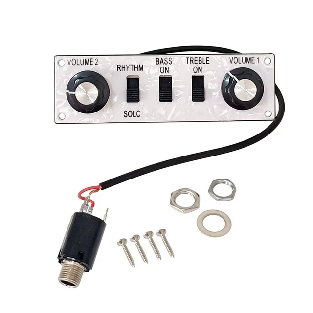 Lot De 5 écrous à Douille En Fer + Rondelles De Potentiomètre Pour Guitare électrique Basse Argenté 9,36 Mm