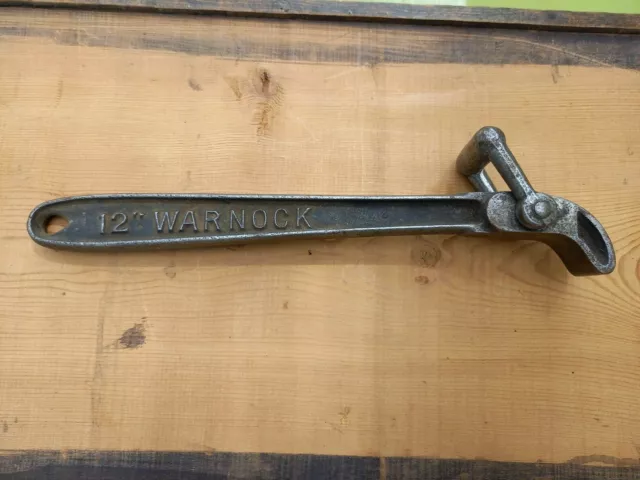 Ancien outil. Rare Outil américain clé warnock lowell wrench Old tool