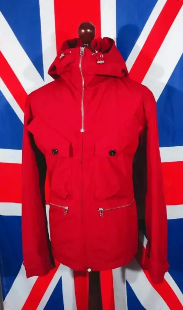 Pretty Green Capella Jacket - L - Red - Mod Casuals 60's