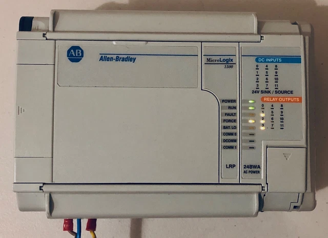 Allen-Bradley MicroLogix 1500 1764-LRP / 1764-24BWA PLC system PERFECT CONDITION
