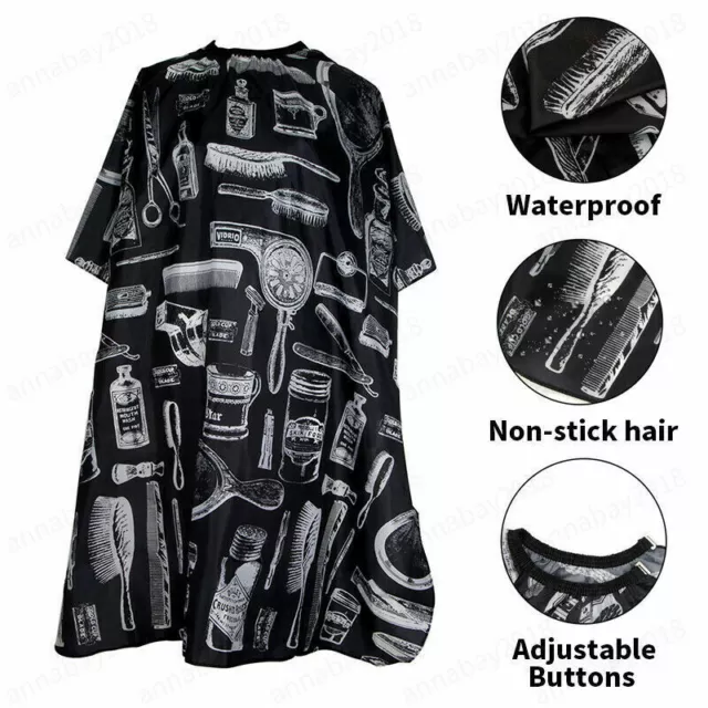 Hair Cutting Cape Pro Salon Hairdressing Hairdresser Gown Barber Cloth Apron
