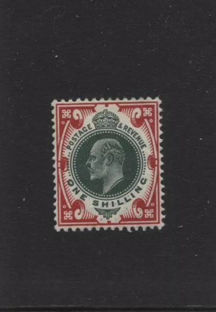 1912 1/- Green & Carmine By Somerset House M/Mint. Sg 314