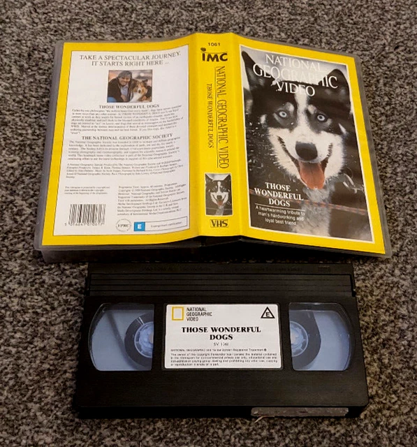 NATIONAL GEOGRAPHIC VIDEO Library Those Wonderful Dogs Pal Vhs Video £4.50 PicClick UK