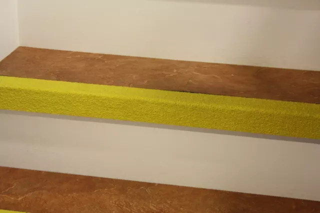 Anti slip Stair Nosing 70mm x 55mm Heavy Duty GRP Non Slip Safety Step Cover