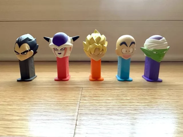 Dragon Ball Z Series 1 Japanese Mini Pez Spender 5er Set  Bandai Japan 2005