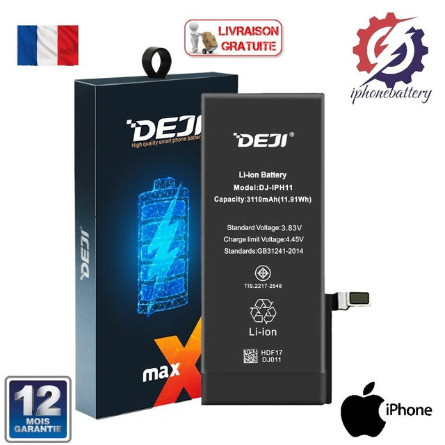 Kit De Remplacement De Batterie Interne Pour IPhone 6/7/8/X/SE/11/12 - Inclut Outils Et Stickers