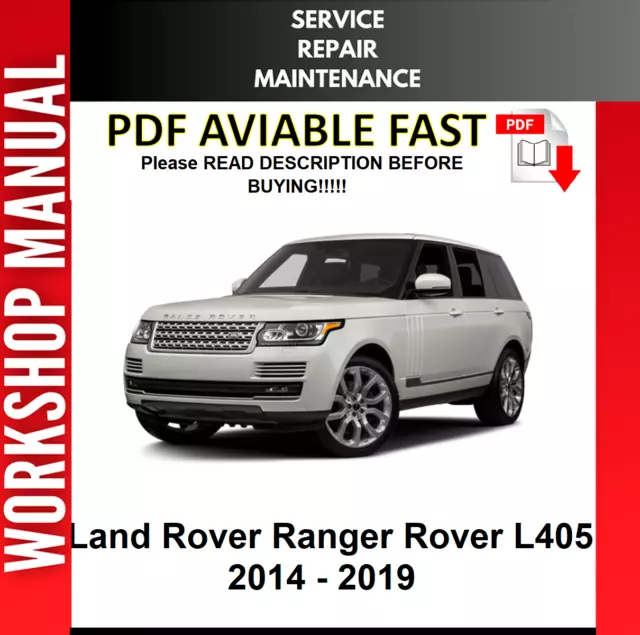 Land Rover Range Rover 2014 2015 2016 2017 2018 Service Repair Workshop Manual