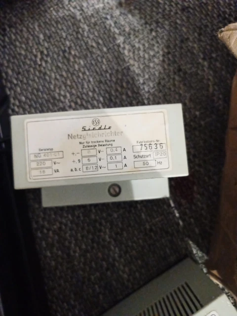 SIEDLE NG 401-01 Netzgleichrichter (TOP Zustand) EUR 69,99 - PicClick DE