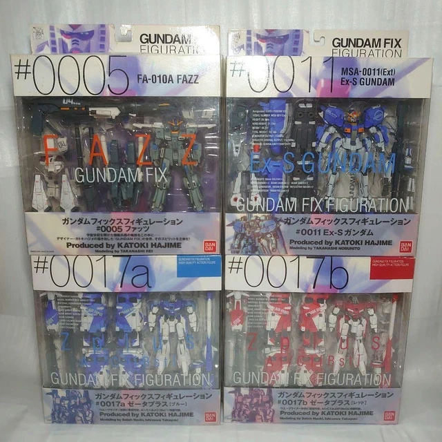 Mobile Suit GUNDAM FIX FIGURATION Figure 4p set Ex-S Zeta Plus FAZZ BANDAI w/BOX