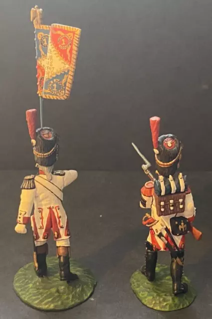 Figuras Frontline Connoisseur Range granaderos franceses holandeses portadores estándar 2