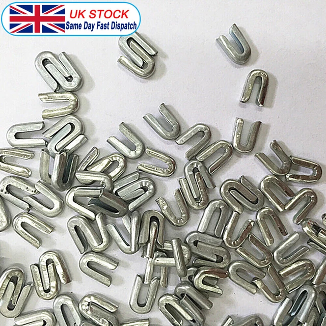 100 PIEZAS Tapas 5 mm Extremos de engarce para Corsé de Acero Inoxidable Continuo Tapas de deshuesado Reino Unido