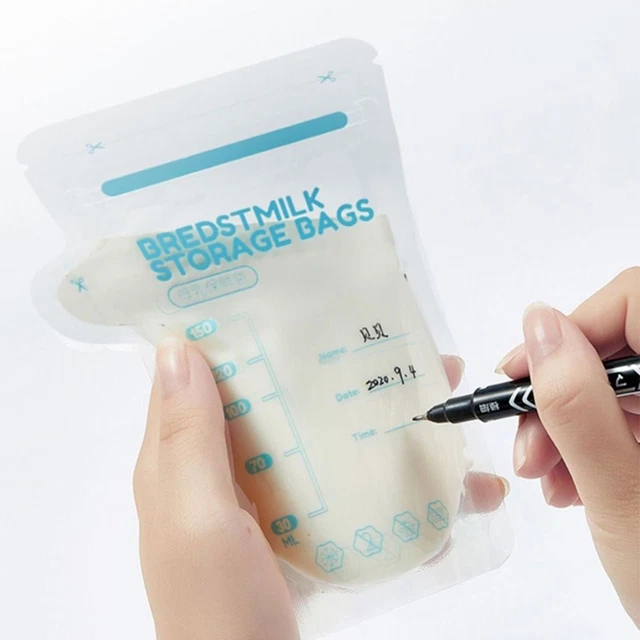 Contenedor de leche materna de grado bolsa congelador de leche cosas para bebé bolsa de almacenamiento de leche materna