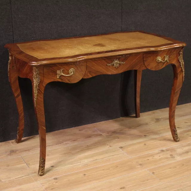 Desk IN Antique Style Louis XV Secretary Desk Table Furniture Vintage Years 60'