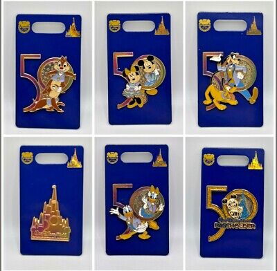 Walt Disney World WDW 50th Anniversary / Starbucks Pins / limited edition pins