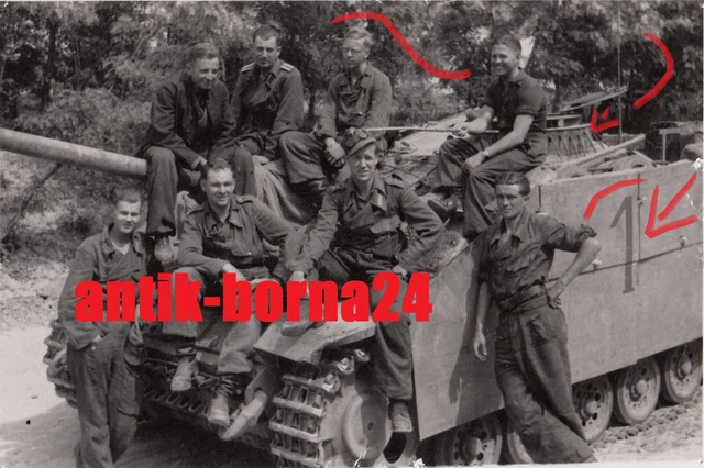 FOTO PANZER STURMGESCHÜTZ Stug Langrohr Seitenschürze Zimmerit Saukopf ...