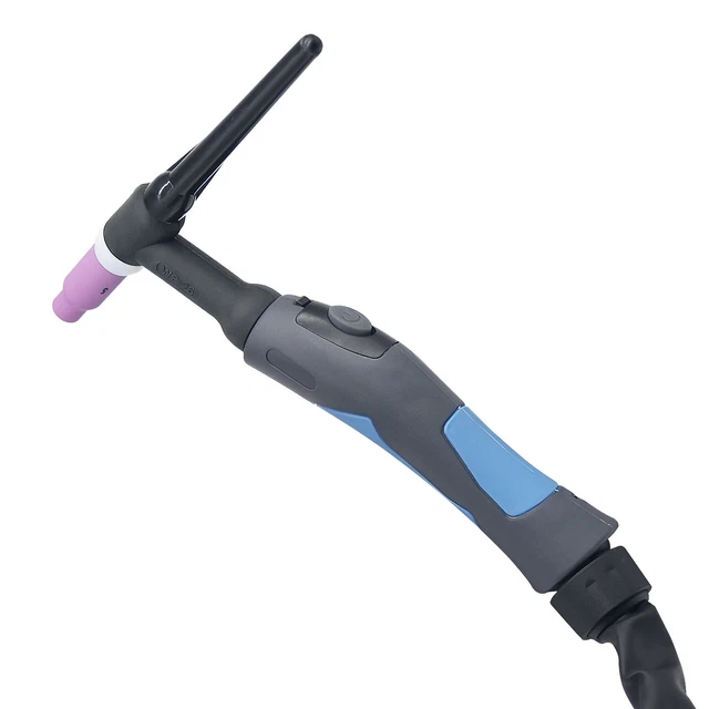 Torcia di saldatura TIG 200A 5 poli maschio filettatura WP-26 4m