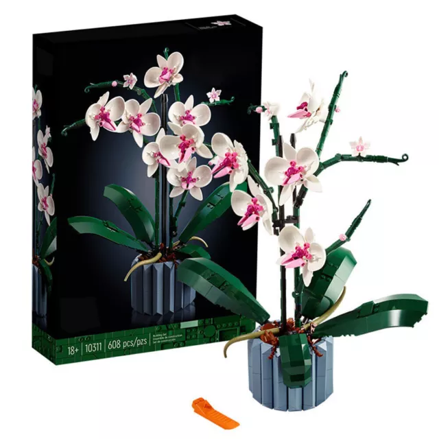 10311 LEGO Orchidee Bausteine Blumen Familie DIY Montage Spielzeug