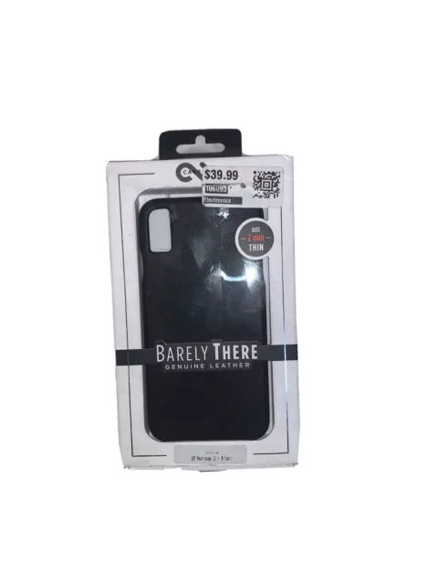 CaseMate Barely There Genuine Leather Phone Case Cover for iPhone XS MAX