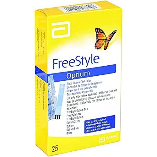Freestyle Optium Test Strips25