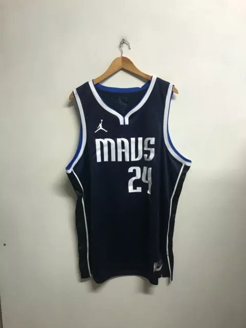 Dallas Mavericks Jersey Men's Jordan NBA Statement Jersey - 2XL - Navy - NWD