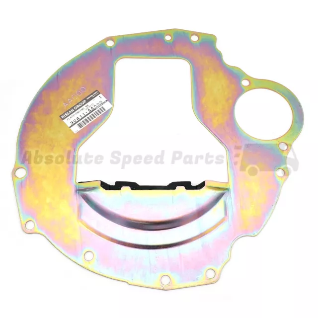 NEW OEM Nissan Rear Engine Plate to Transmission R32 RB20DET RWD 30411-AA000