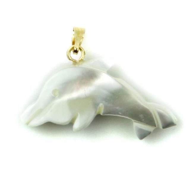 Pendentif Argent Massif – Dauphin Et Ballon, œil De Sainte-Lucie