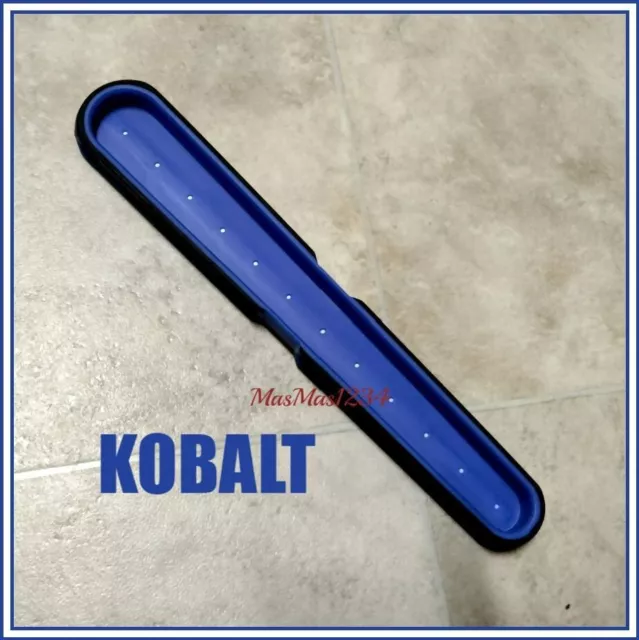 Kobalt 12 in. Magnetic Socket & Accessory Holder Rubber-Coated Organizer Tray