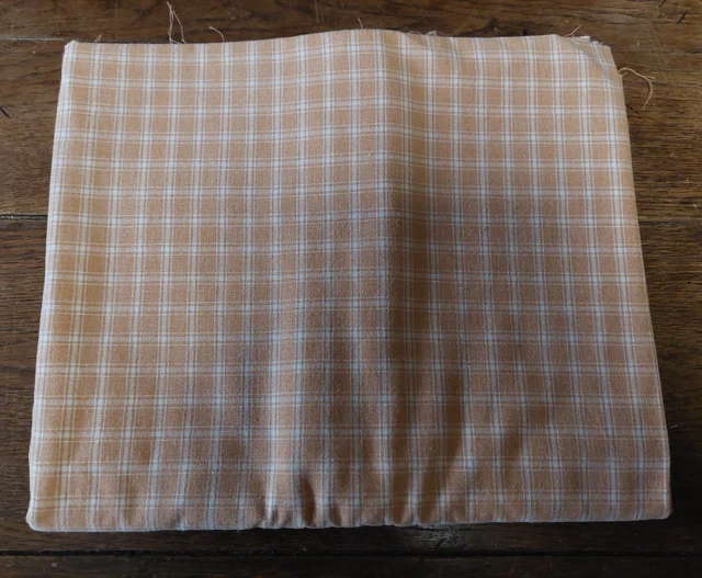 Coupon De Tissu Coton Bleu Marine Neuf - Dimensions 95cm X 55cm