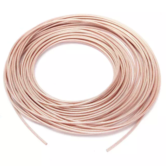 RG316 Coax Coaxial Antenna Cable for WIFI & RF Gold Colour Per Meter UK seller