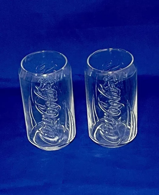 Coca-Cola Can Shaped clear Glass 12 oz from McDonalds