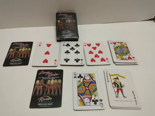 RIVIERA Hotel & Casino Playing Cards CRAZY GIRLS Las Vegas Sexiest Topless Revue