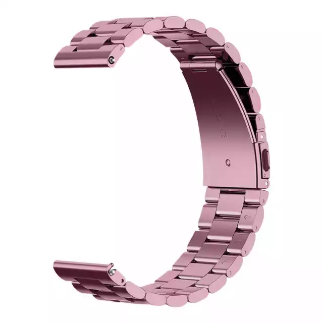 Bracelet en métal pour montre universelle 18mm, Couleur Rose