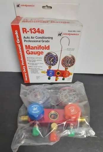 Interdynamics R-134a Air Conditioning Manifold Gauge BRAND NEW