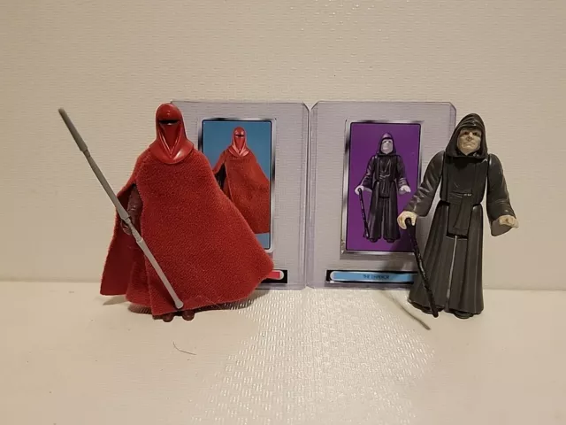 1985 VTG Star Wars Emperor Imperial Guard ROTJ lot Original Kenner WEAPONS IRG