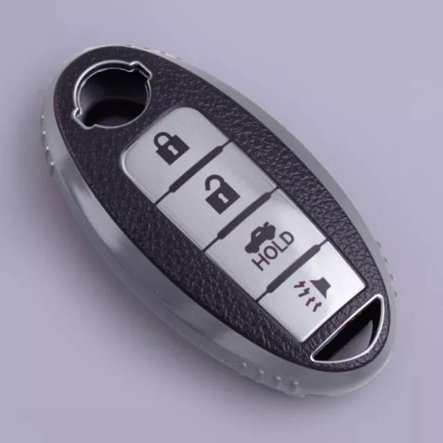 4-Button Remote Key Fob Cover Case Fit for Nissan Quest Pathfinder Infiniti Q70