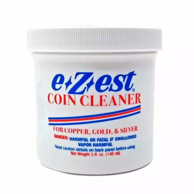 12pk E Z est Ezest Coin Jewelry Cleaner 5 oz for Gold Silver & Copper Cleaning