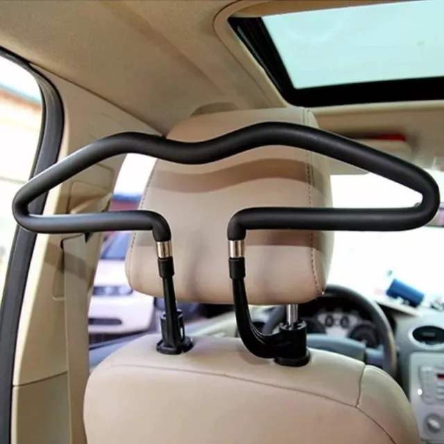 1x Car Metal Seat Headrest Clothes Suit Hanger Jacket Holder Rack Headrest Sea
