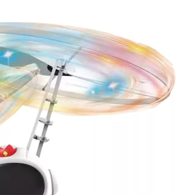 (White)Flying Spaceman Drone Toy Interaction Infrared Induction Flying Spaceman