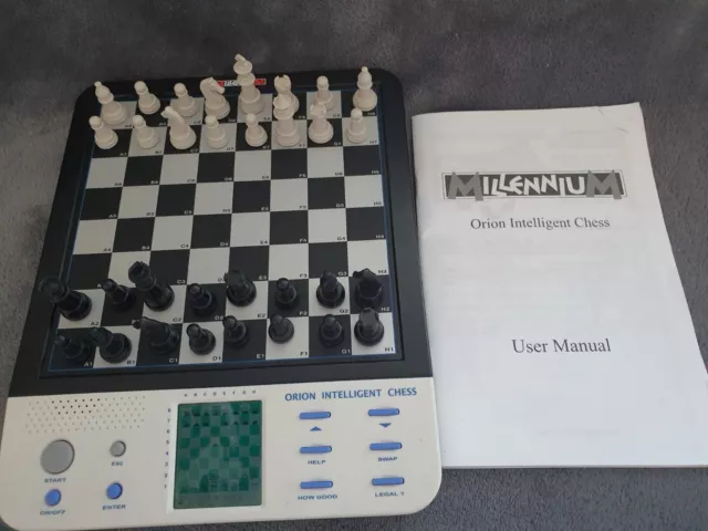 Orion 2000 Karpov chess draughts computer box Millennium 2000 Germany -  Vintage Man Stuff