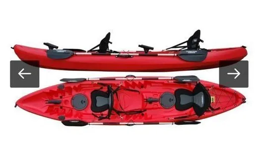 LEGACY SPORT 295 Sit On Top Kayak Fishing & Leisure Premium Canoe+ Seat &  Paddle £299.00 - PicClick UK