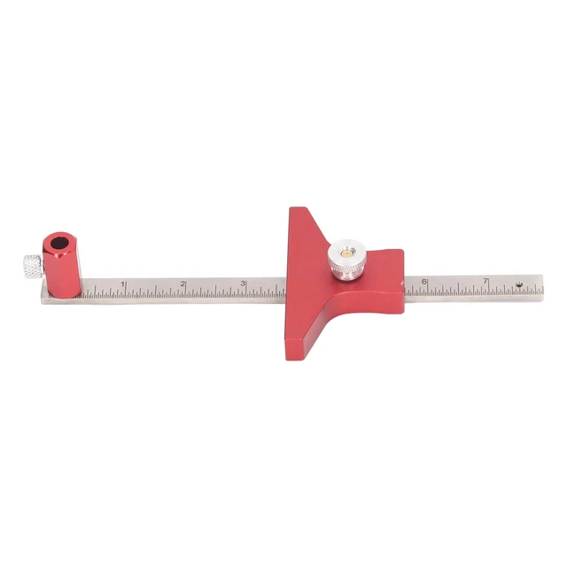 HARFINGTON Metal Straight Ruler Set – 20 Inch & 24 Inch Stainless Steel Rulers With Inch/cm Double Scale For Woodworking, Office & Classroom
