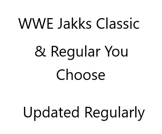 WWE JAKKS YOU Choose Hogan RVD Angle Orton Cena Figures Classics wwf ...