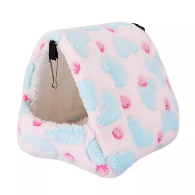 Winter Warm Soft Pet House Cage Bed Pour Hamac Écureuil Totoro Rabbit Pink Qcs 2