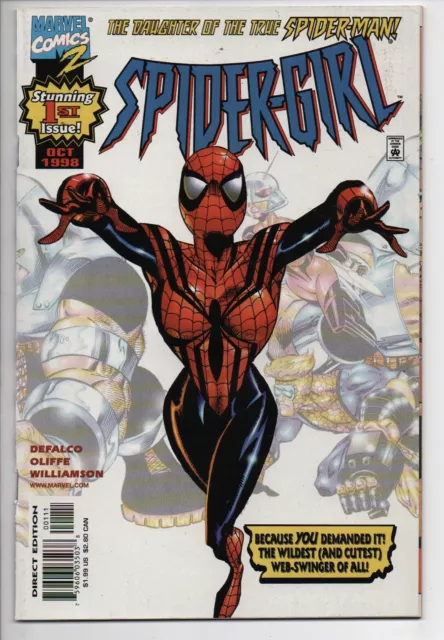 Spider-Girl 1 Marvel Comic Book 1998 Daughter Of True Spider-Man 1st Issue