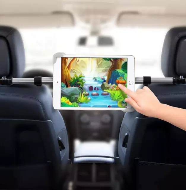 Car Tablet Holder Universal Seat Back Headrest Mount for iPad Phone 9-14"